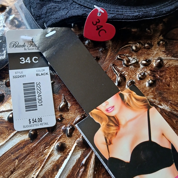 5 Ways Convertable Bra Black Fuchsia By Secret Lace - Picture 7 of 9